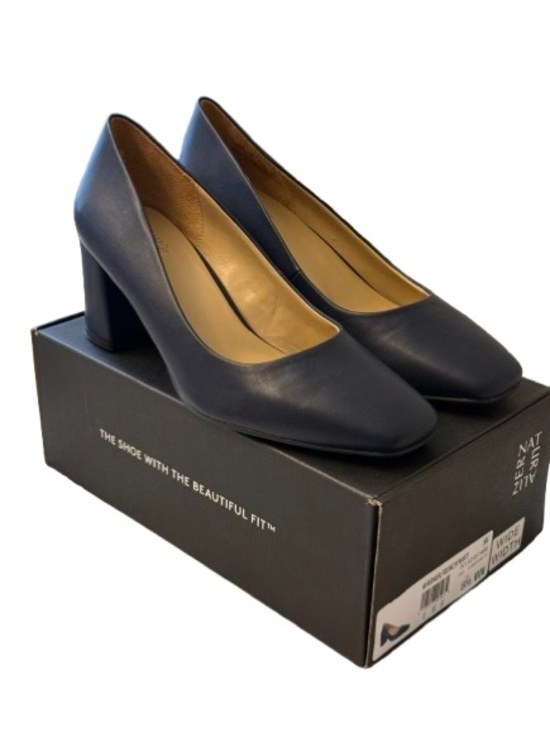 Naturalizer Shoes - Naturalizer Warner French Navy Block Heel Pumps Wide Width 8.5W NWB
